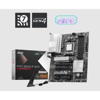 MSI PRO B840-P WIFI, AMD B840, 4x DDR5 256GB, 1x HDMI, 5x PCI-E x16 slot, 2x M.2, Wi-Fi 7