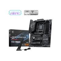 MSI X870E GAMING PLUS WIFI, AM5, Ryzen 7000-9000, X870E, DDR5-8200+, PCIe5 x16, M.2 Gen5, WiFi7, BT5.4, 5G LAN, USB4, USB20G, Audio7.1, 8CH HD Boost