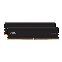 Crucial Pro 32GB (2x16GB) DDR5 UDIMM 5600MHz CL46 Black Heat Spreaders Desktop PC Gaming Memory