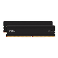 Crucial Pro 48GB (2x24GB) DDR5 UDIMM 5600MHz CL46 Black Heat Spreaders Desktop PC Gaming Memory