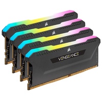 Corsair Vengeance RGB PRO SL 32GB (4x8GB) DDR4 3600Mhz C18 Black Heatspreader Desktop Gaming Memory