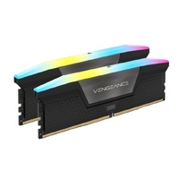 Corsair Vengeance RGB 32GB (2x16GB) DDR5 UDIMM 5600MHz C36 1.25V Desktop Gaming Memory Black Optimized for AMD Expo Ryzen 7000 Series