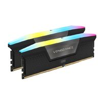 Corsair Vengeance RGB 32GB (2x16GB) DDR5 UDIMM 5600MHz C40 1.25V Desktop Gaming Memory Black