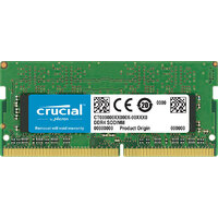Crucial 8GB (1x8GB) DDR4 SODIMM 2400MHz CL17 1.2V Single Ranked Notebook Laptop Memory