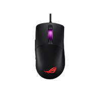 ASUS P509 ROG Keris FPS Gaming Mouse, Lightweight, Black, 16,000 DPI, PBT Polymer L/R, Piush Fit Socket, Omni Mouse Feet, Paracord, Aura Sync RGB