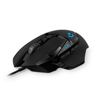 Logitech G502 Hero High Performance Gaming Mouse11 Programmable Buttons 16,000 DPI Tunable weight RGB 1ms 121g 2.1m (LS)
