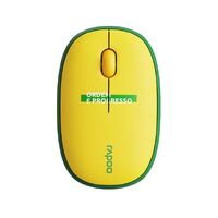 RAPOO Multi-mode wireless Mouse  Bluetooth 3.0, 4.0 and 2.4G Fashionable and portable, removable cover Silent switche 1300 DPI Brazil - world cup