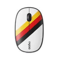 RAPOO Multi-mode wireless Mouse  Bluetooth 3.0, 4.0 and 2.4G Fashionable and portable, removable cover Silent switche 1300 DPI Germany- world cup
