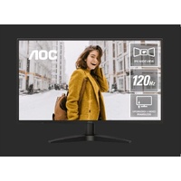 AOC 27' 120Hz 1920 × 1080 (FHD), 300 cd/m2,  VGA × 1, HDMI 1.4 × 1 1ms AdaptiveSync  IPS Monitor. Office and Home. 2025