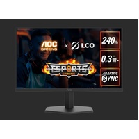 AOC27' IPS FHD, 240Hz, HDR10, 1H1DP, Adaptive Sync,Low input lag,Gaming mode,Dial Point,Shadow  Control,Low blue mode, Gaming Monitor