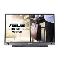 ASUS MB16AH 15.6' ZenScreen Portable USB Monitor, IPS, Full HD, USB Type-C, Micro-HDMI, Flicker Free, Blue Light Filter, Anti-Glare, 730g 9mm