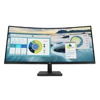 HP P34hc G4 34' WQHD 4K CURVED 21:9 3440x1440 Height Adjust Tilt USB-C (65W PD) DP HDMI Speakers USB 3yrs wty
