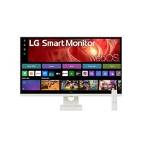 LG 31.5' 4K UHD Smart Monitor with webOS, USB-C PD 65W, AirPlay 2, Screen Share, Bluetooth, Magic Remote support, and tilt adjustable stand