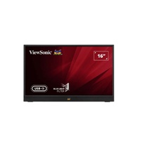 ViewSonic 16' IPS VA1655 FHD USB-C, Mini HDMI, Speakers Video Extension, vertical display, 53 degrees tilt,  Mac OS. 1KG Ultra Portable Monitor laptop