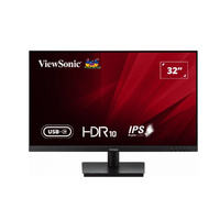 ViewSonic 32' VA3209U-4K 4K Business, Seamless Viewing, USB-C, DP, HDMI x 2, Speakers, Eco Mode VESA 100x100 Business and Office