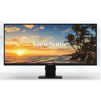 ViewSonic 34 WQHD 3440 x 1440 Business Office, SuperClear IPS, HDR400, 21:9, Height Adjust, 2 x Speakers, Borderless, LE 24w, Monitor