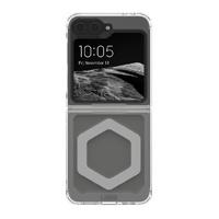 UAG Plyo Pro Samsung Galaxy Z Flip6 5G (7.6") Rugged Case - Ice/Silver (214455114333), DROP+ Military Standard, Air-soft Corners, 10 Years Warranty