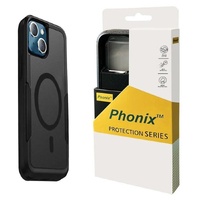 Phonix Apple iPhone 16 Pro (6.3') Armor Rugged Case Black - Military-Grade, Multi layers, No-Slip, Sleek, Ultimate Protection