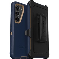 OtterBox Defender Samsung Galaxy S23 5G (6.1') Case Blue Suede Shoes - (77-91041), 4X Military Standard Drop Protection, Multi-Layer, Included Holster