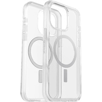 OtterBox Symmetry+ MagSafe Apple iPhone 15 Pro Max (6.7") Case Clear - (77-93081), Antimicrobial, DROP+ 3X Military Standard