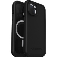 OtterBox Fre MagSafe Apple iPhone 15 (6.1") Case Black - (77-93438), DROP+ 5X Military Standard,2M WaterProof,Built-In Screen Protector