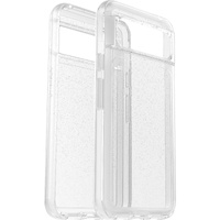 OtterBox Symmetry Clear Google Pixel 8 Case Stardust (Clear Glitter) - (77-94213), DROP+ 3X Military Standard, Raised Edges, Ult