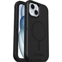 OtterBox Defender MagSafe Apple iPhone 16e/ iPhone 15/ iPhone 14/ iPhone 13 (6.1") Case Black- (77-97534), DROP+ 7X Military Standard,7 Years Warranty