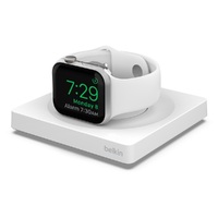 Belkin BoostCharge Pro Portable Fast Charger for Apple Watch - White(WIZ015btWH), Compact and Travel-Ready, 1.2M/3.9FT USB-C cable