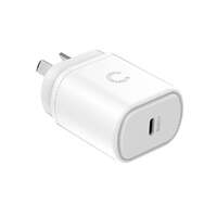 Cygnett PowerPlus 25W USB-C PD Wall Charger - White (CY3673PDWLCH), Small, Light and Portable design, Travel Ready, Compatible with Samsung's PPS