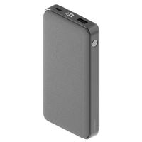 Cygnett ChargeUp Reserve 2nd Gen 20K mAh Power Bank - Silver (CY3703PBCHE), 2 x USB-C and 1 x USB-A, 30W Fast Charging, Type-C Cable (40cm) Included