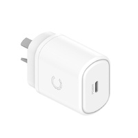 Cygnett PowerPlus 30W USB-C PD Wall Charger AU - White (CY3904PDWCH), Palm-sized, Lightweight, 0-50% Phone Battery Life in just 30 mins