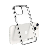Cygnett AeroShield Apple iPhone 14 Clear Protective Case - (CY4169CPAEG), Slim, Raised Edges,TPU Frame,Hard-Shell Back,Scratch Resistant,UV Resistance