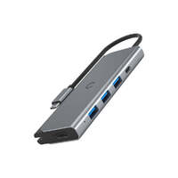 Cygnett Unite TravelMate USB-C Hub - (CY3318HUBC3) 1x4K HDMI 3xUSB-A 3.0 100W USB-C Power Delivery 5GBPS data transfer speed 15CM CBL Length