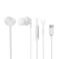 Cygnett Essentials USB-C Earphones - White (CY2868HEUSB), Cable length (1.1M), Built-in Microphone for Phone Calls, Control at Your Fingertips