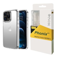 Phonix Apple iPhone 12 / iPhone 12 Pro Clear Rock Hard Case - Multi Layer, Anti-Scratch, Drop Protection