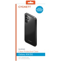 Cygnett AeroShield Samsung Galaxy A14 5G (6.6') Clear Protective Case - (CY4487CPAEG), Slim, Raised Edges, TPU Frame,Hard-Shell Back,Scratch-Resistant