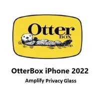 OtterBox Amplify Glass Privacy Apple iPhone 14 Plus / iPhone 13 Pro Max Screen Protector - (77-88988), Antimicrobial, 5x Anti-Scratch,Reinforced Edges