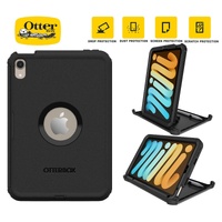 OtterBox Defender Apple iPad Mini (8.3") (6th Gen) Case Black - (77-87476), DROP+ 2X Military Standard, Built-in Screen Protection, Multi-Position