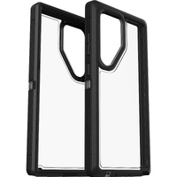 OtterBox Defender XT Clear Samsung Galaxy S24 Ultra 5G (6.8') Case Clear/Black - (77-94727),DROP+ 5X Military Standard, Port cover block dust and dirt