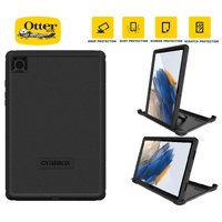 OtterBox Defender Samsung Galaxy Tab A8 (10.5") Case Black - (77-88168), DROP+ 2X Military Standard, Built-in Screen Protection, Multi-Position