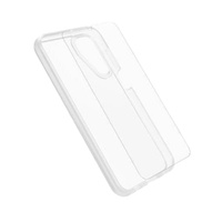 OtterBox React Case With Otter Glass Samsung Galaxy A15 4G / A15 5G - Clear (78-81407), DROP+ Military Standard Case, Wireless C