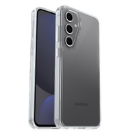 OtterBox Symmetry Clear Samsung Galaxy S24 FE Case Clear - (77-97076), Antimicrobial, DROP+ 3X Military Standard, Raised Edges