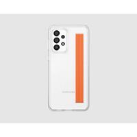 Samsung Galaxy A33 5G (6.4') Slim Strap Cover - Transparent (EF-XA336CTEGWW), Hybrid Material for Strong Defense, Safe in Your Grip, Strong protection