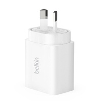 Belkin BoostCharge USB-C® PD 3.0 Wall Charger 20W, White(WCA007AUWH)