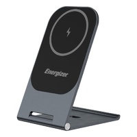Energizer Foldable Wireless Charging Pad - Black(WCP102), Lightweight, High Quality, Portable, Ultra Thin, Fast Charging, Compatible with MagSafe