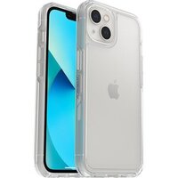 Closed OtterBox Apple iPhone 13 Symmetry Series Clear Antimicrobial Case - Clear (77-85303), 3X Military Standard Drop Protection, Durable Protection
