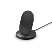 Belkin BOOST???CHARGE??? 15W Wireless Charging Stand + QC??? 3.0 24W Wall Charger - Black - 15W of power for faster wireless charging