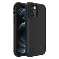 LifeProof FRE Apple iPhone 12 Pro Case Black - (77-65410), WaterProof, 2M DropProof, DirtProof, SnowProof, 360° Protection Built-In Screen-Cover
