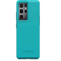 OtterBox Symmetry Samsung Galaxy S21+ 5G (6.7') Case Rock Candy Blue - (77-81197), Antimicrobial, 3X Military Standard Drop Protection,Ultra-Slim