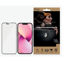 PanzerGlass Apple iPhone 13 Mini CamSlider Embellished with Crystals from Swarovski Screen Protector - Black (2750), AntiBacterial, Edge-to-Edge